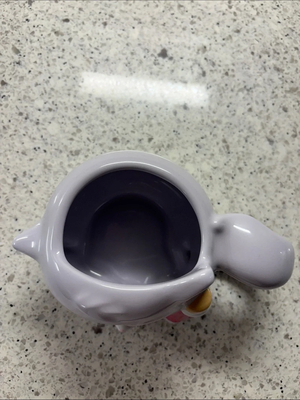 Disney Emperor’s New Groove Yzma Cat Ceramic Mug with Pink Bottle Accent